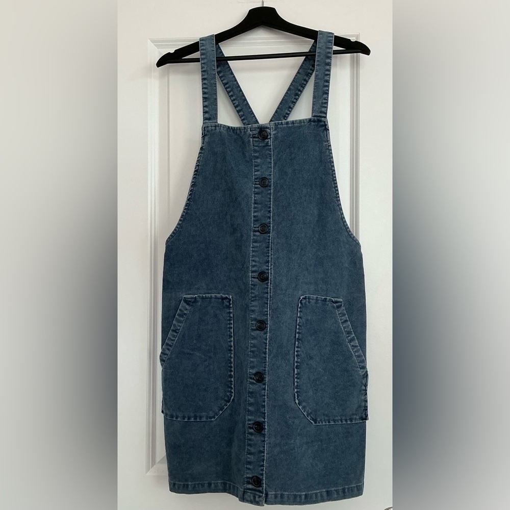 American Eagle Outfitters Blue Corduroy Dress